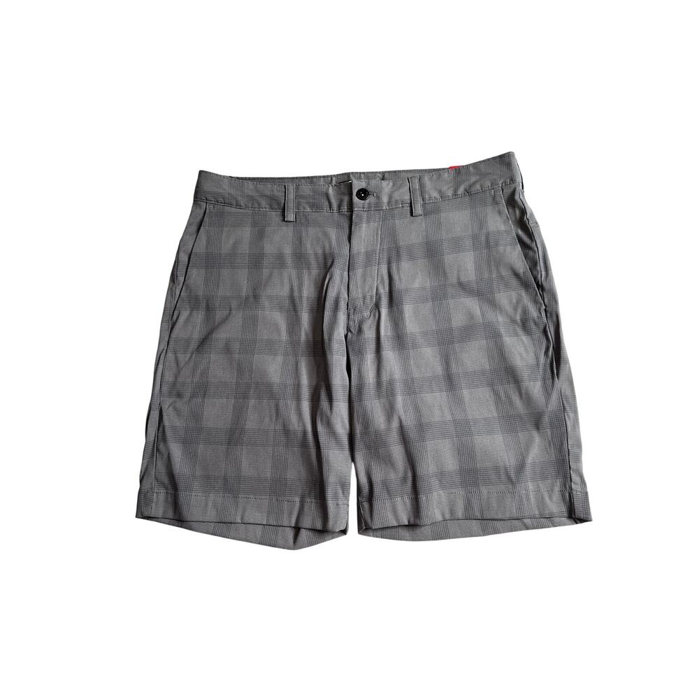 The North Face mens size 36 Rockaway zinc grey plaid flashdry-XD hiking, camping